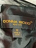 Donna Ricco 100% Polyester Black Cocktail Dress Size 10 - photo 6