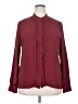 Darling Burgundy Long Sleeve Blouse Size XXL - photo 1
