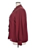 Darling Burgundy Long Sleeve Blouse Size XXL - photo 5