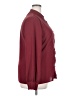 Darling Burgundy Long Sleeve Blouse Size XXL - photo 4