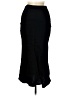Iris & Ink 100% Viscose Solid Black Formal Skirt Size 6 - photo 1