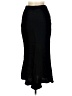 Iris & Ink 100% Viscose Solid Black Formal Skirt Size 6 - photo 2