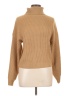 Zaful 100% Acrylic Tan Turtleneck Sweater Size L - photo 1
