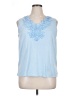 Assorted Brands Blue Sleeveless Blouse Size 1X - photo 1