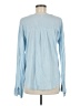 Splendid 100% Rayon Blue Long Sleeve Blouse Size M - photo 2
