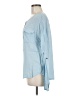Splendid 100% Rayon Blue Long Sleeve Blouse Size M - photo 5