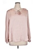 T Tahari 100% Polyester Pink Long Sleeve Blouse Size 1X - photo 1