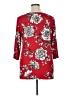 IMAN Red 3/4 Sleeve Blouse Size XL - photo 2