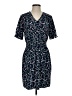 Maison Jules 100% Polyester Print Blue Casual Dress Size S - photo 1