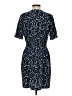 Maison Jules 100% Polyester Print Blue Casual Dress Size S - photo 2