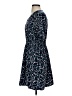 Maison Jules 100% Polyester Print Blue Casual Dress Size S - photo 5