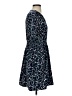 Maison Jules 100% Polyester Print Blue Casual Dress Size S - photo 4