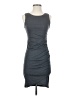 Leith Solid Gray Casual Dress Size XS - photo 1