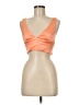Zara Orange Sleeveless Top Size M - photo 1