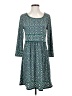 Max Studio Print Green Casual Dress Size S - photo 1