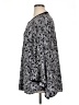 Investments Paisley Silver Long Sleeve Blouse Size XL - photo 5