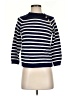 Lauren by Ralph Lauren 100% Cotton Stripes Blue Pullover Sweater Size P (petite) - photo 1