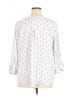 Michelle Flaherty Polka Dots White 3/4 Sleeve Blouse Size XL - photo 2