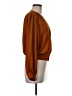 Halogen 100% Polyester Brown Long Sleeve Blouse Size M - photo 4
