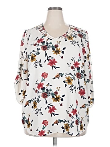 Cure 3/4 Sleeve Blouse (view 1)
