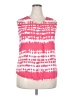 Como Vintage 100% Rayon Pink Sleeveless Blouse Size 2X - photo 1