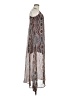 Athleta 100% Polyester Brown Blue Casual Dress Size M - photo 4