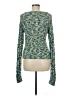 Ramy Brook Tweed Teal Blue Cardigan Size M - photo 2