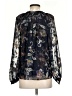 Current Air 100% Polyester Black 3/4 Sleeve Blouse Size XS - photo 2