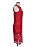 Just Me 100% Polyester Red Cocktail Dress Size M - photo 4