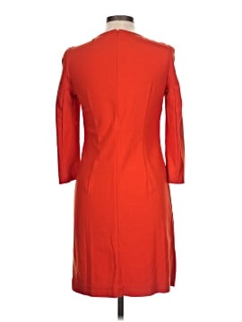 strapless open back dress 80s Jaeger Red Wool Dress Size S main image 0