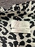 J.Crew 100% Silk Animal Print Ivory Long Sleeve Silk Top Size 0 - photo 7