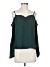 Express 100% Polyester Teal Sleeveless Blouse Size XS - photo 1