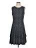 MICHAEL Michael Kors Tweed Gray Cocktail Dress Size L - photo 1