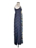 Joie 100% Polyester Paisley Blue Casual Dress Size 00 - photo 4