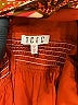 TCEC 100% Polyester Paisley Orange Cocktail Dress Size M - photo 7