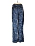 ACDC 100% Polyester Paisley Blue Casual Pants Size S - photo 2