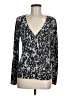 Jaclyn Smith Animal Print Silver Black Cardigan Size M - photo 1