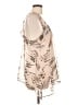 Tramp 100% Polyester Tan Sleeveless Blouse Size L - photo 4