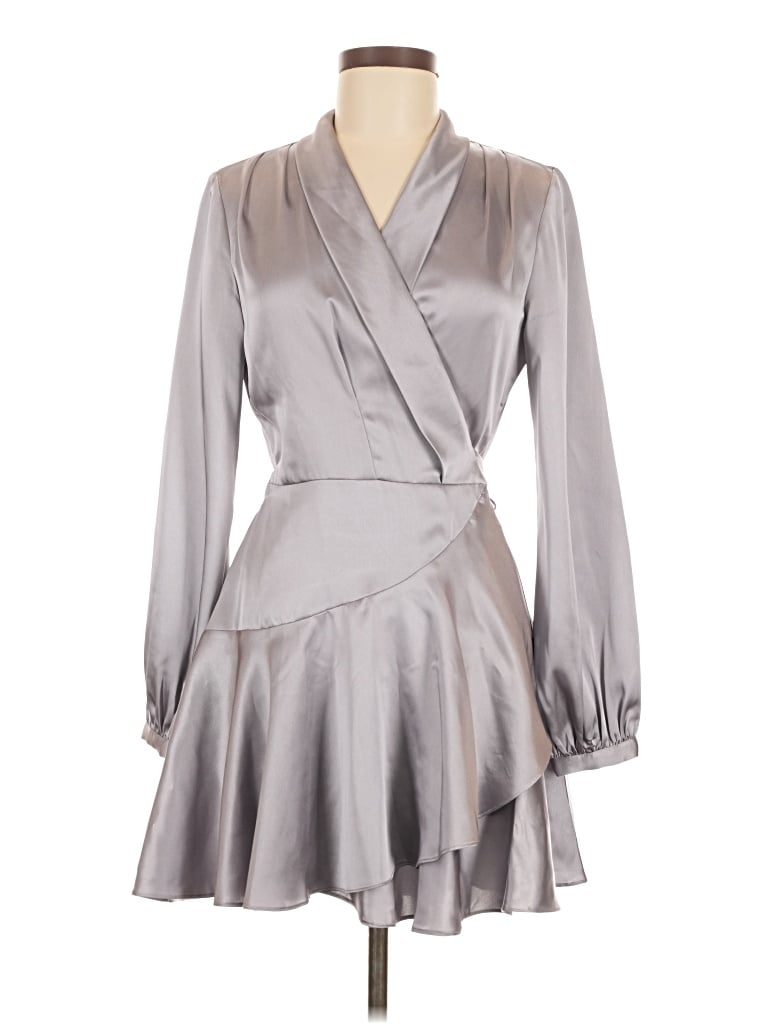 Pre-owned Lucy Paris Cocktail Dress In Silver