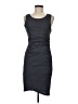 Leith Solid Gray Casual Dress Size M - photo 1