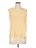Draper's & Damon's 100% Polyester Yellow Sleeveless Top Size 10 - photo 1