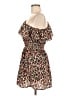 Lipstick 100% Polyester Animal Print Brown Cocktail Dress Size M - photo 5