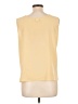 Draper's & Damon's 100% Polyester Yellow Sleeveless Top Size 10 - photo 2