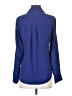 Express 100% Polyester Blue Long Sleeve Blouse Size XS - photo 2