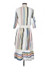 Zara Stripes White Casual Dress Size S - photo 2