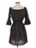 Bailey Blue Floral Multi Color Black Casual Dress Size M - photo 2