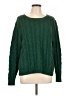 Lands' End 100% Cotton Green Pullover Sweater Size L - photo 1