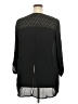 Pure Energy 100% Polyester Black 3/4 Sleeve Blouse Size 2X - photo 2