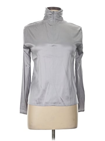 Linda Allard Ellen Tracy Long Sleeve Silk Top (view 1)