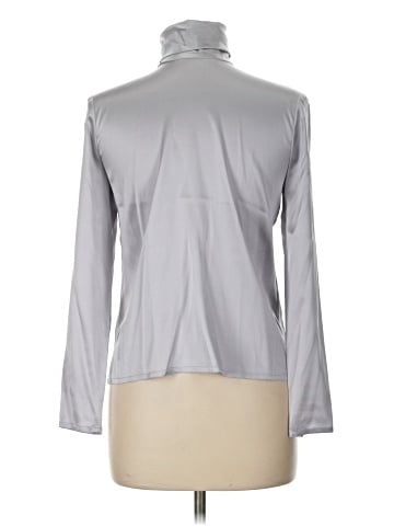 Linda Allard Ellen Tracy Long Sleeve Silk Top (view 2)